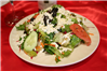 Eating Mediterranean Turkish at Seven Hills Mediterranean Grill restaurant in New York, NY.