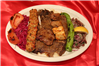 Eating Mediterranean Turkish at Seven Hills Mediterranean Grill restaurant in New York, NY.