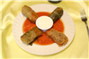 Eating Mediterranean Turkish at Seven Hills Mediterranean Grill restaurant in New York, NY.